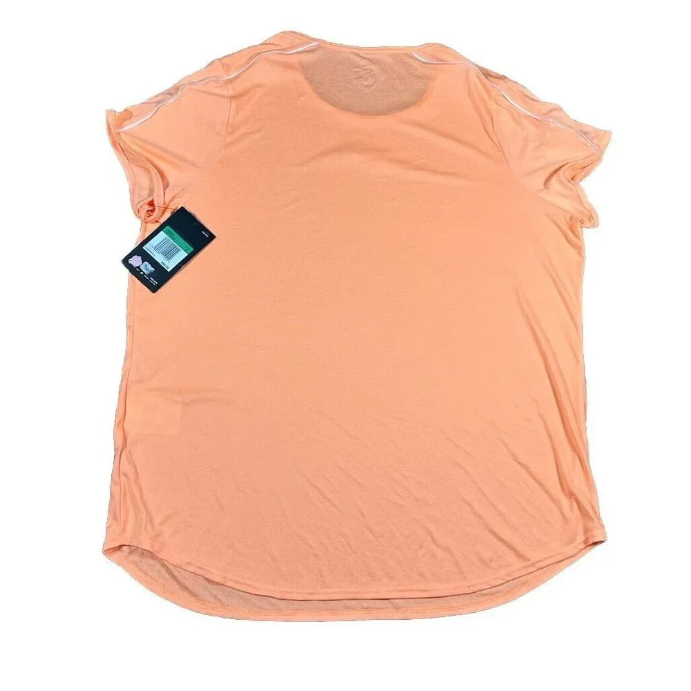 Nike Tennis Top Womens Size‎ XL  Neon Orange Dri Fit Performance